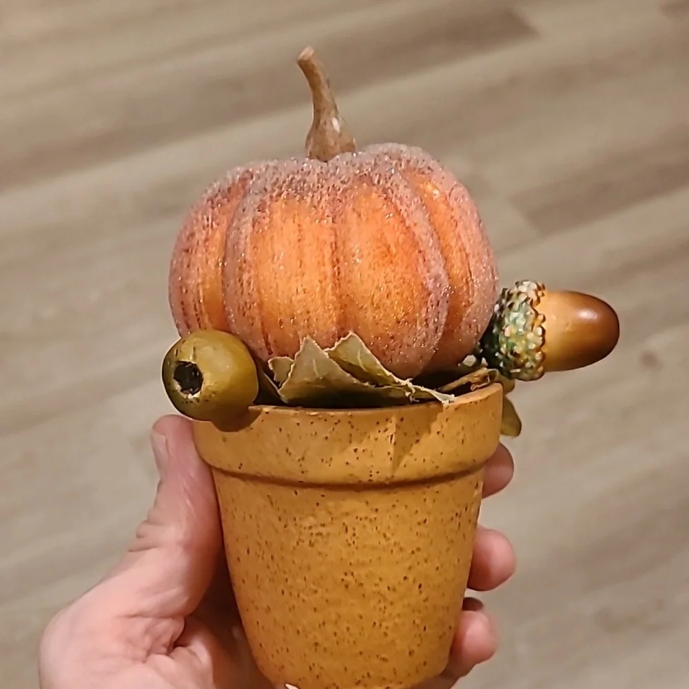 Pier 1 pumpkin floral