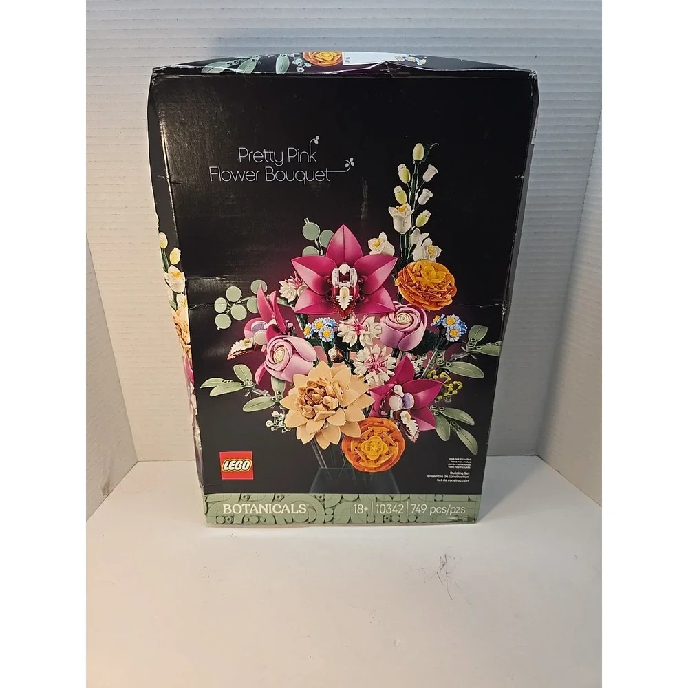 LEGO Botanicals: Pretty Pink Flower Bouquet‎ (10342) NIB