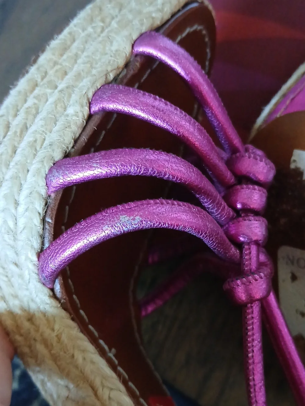 Paloma Barcelo straps few detail