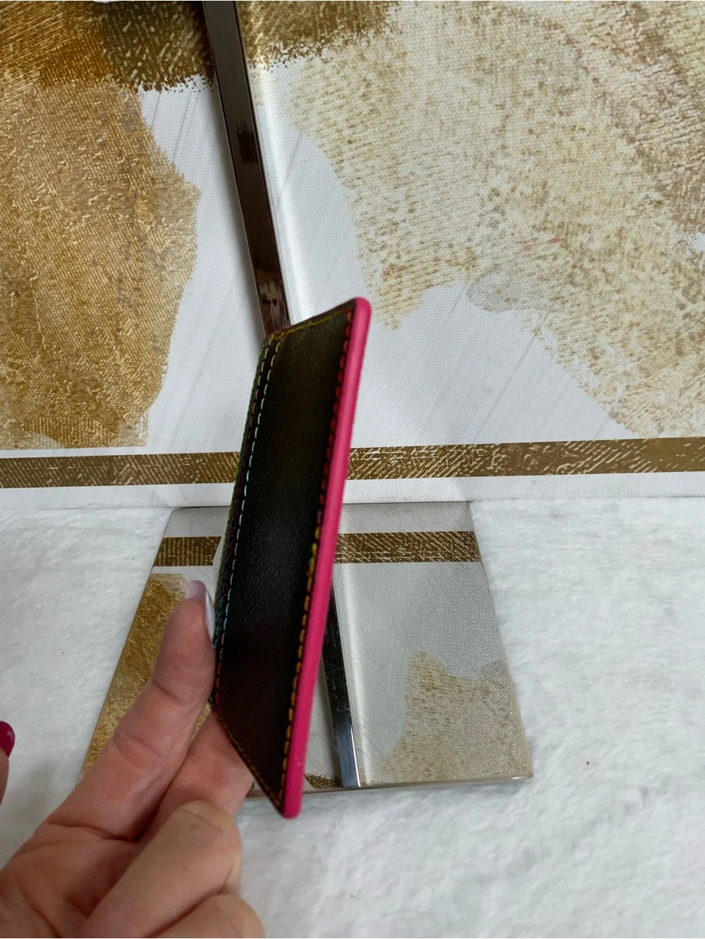 Kurt Geiger compact leather