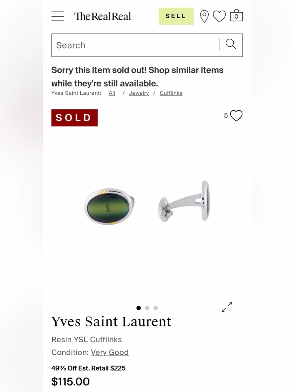 Yves Saint Laurent authentic vintage