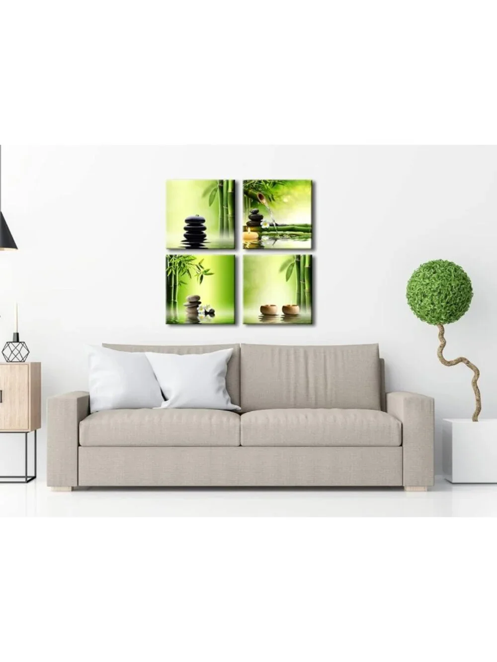 N/A canvas making green