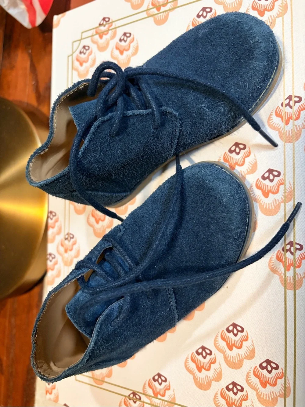 Janie and Jack suede upper
