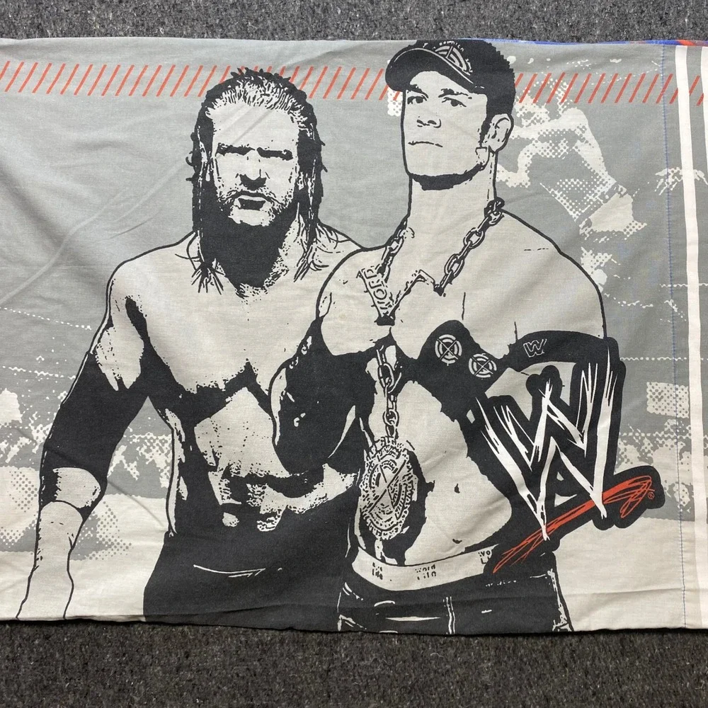 WWE reversible pillowcase