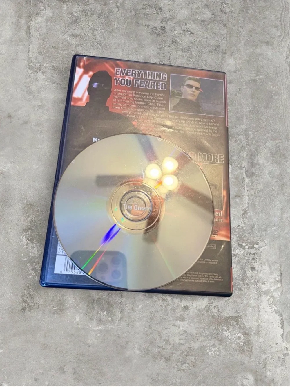 Sony PlayStation Resident Evil CODE: Veronica X – Blue Cover