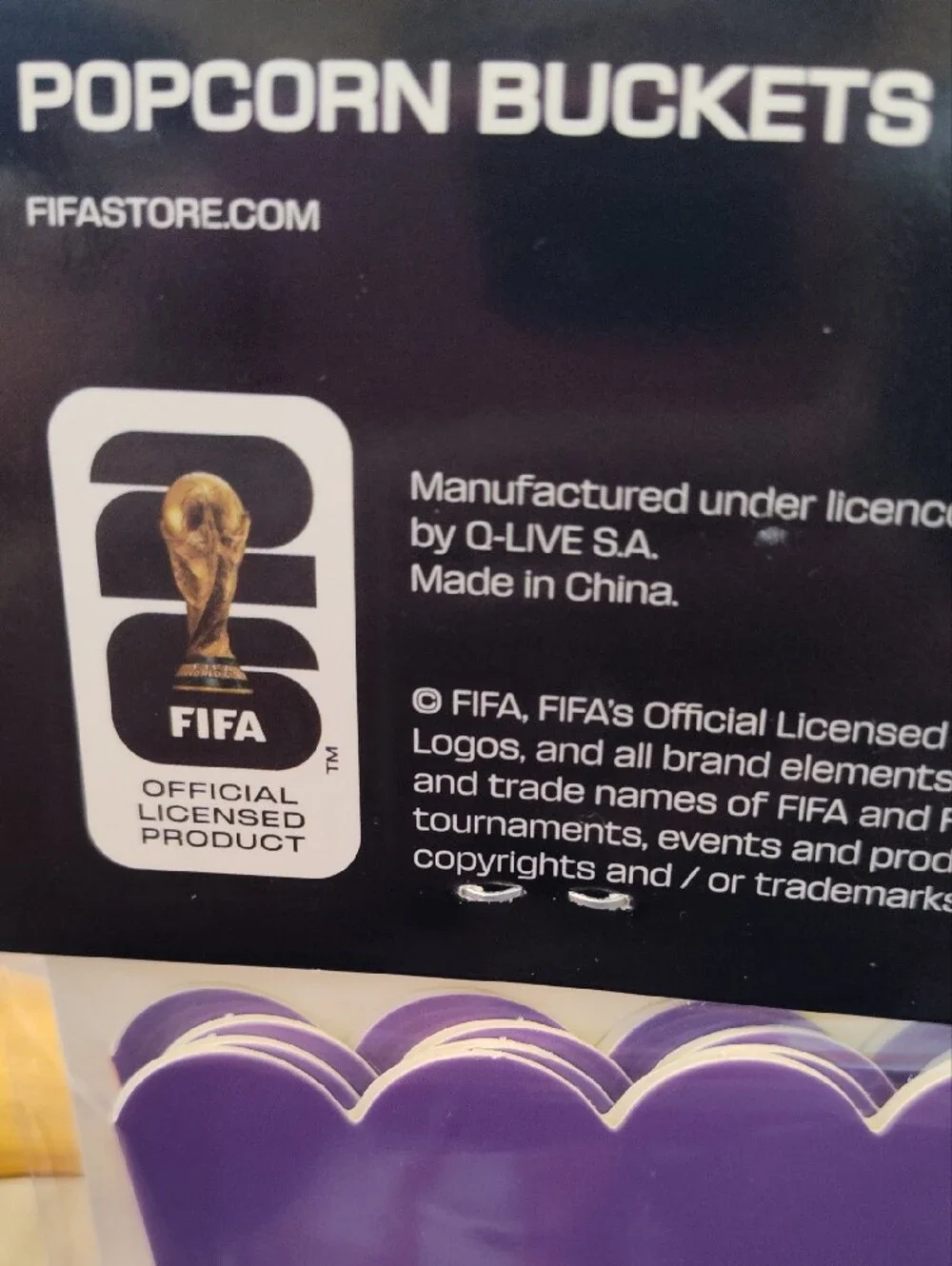 Fifa World Cup official popcorn