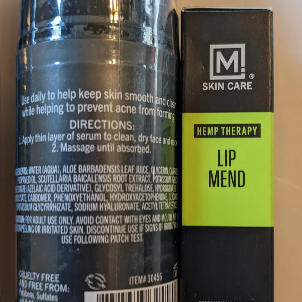 M Skin Care set brand