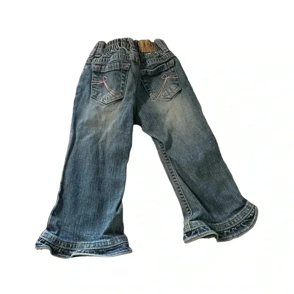 Children's Place girls size 18 months flare jeans with ruffle