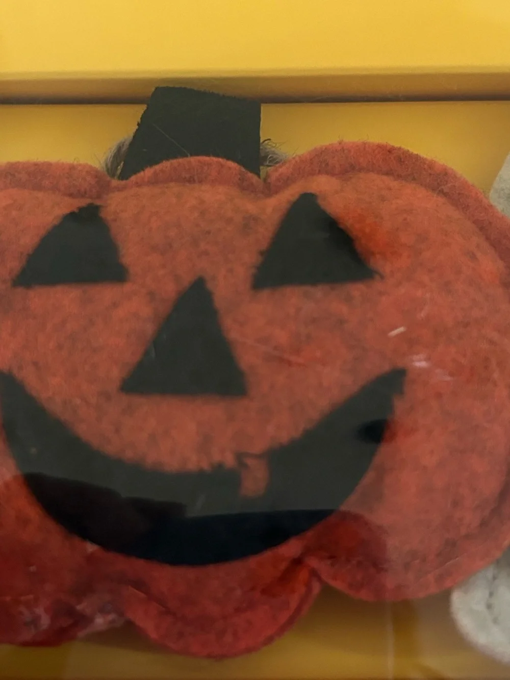 Candy Corn Lane felt halloween