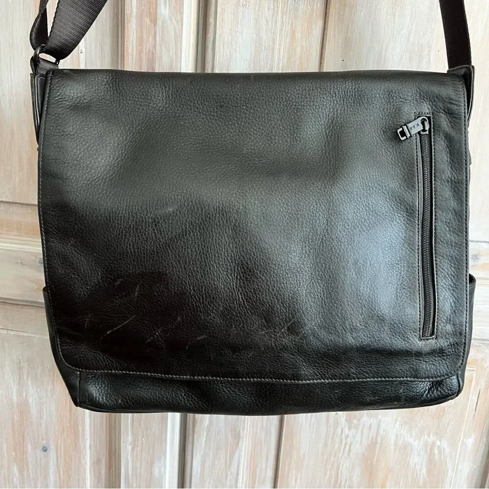Tumi leather crossbody