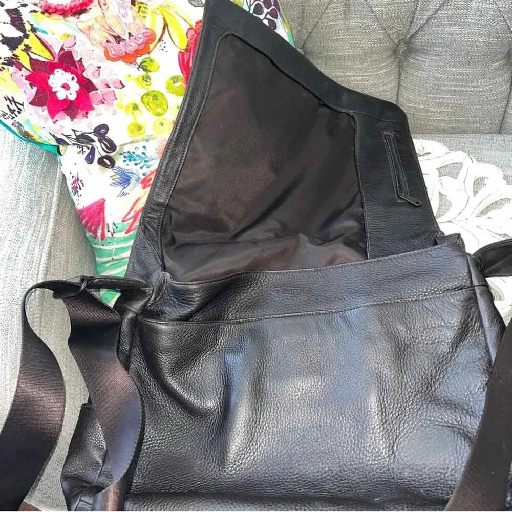 Tumi leather crossbody