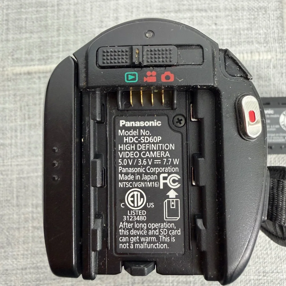 Panasonic hdc sd60p