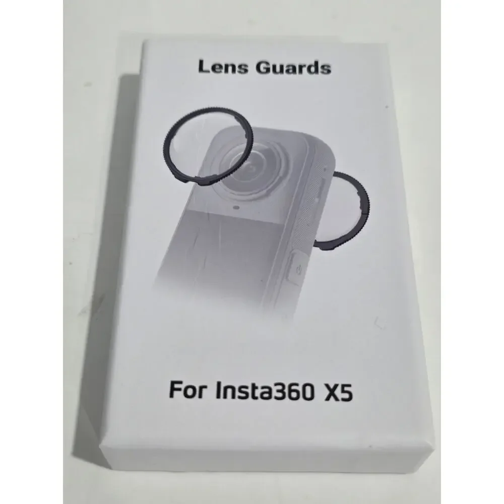 For Insta360 X5 PU Leather Case Protective Cover Lens Cap Guards Cleaning Kit