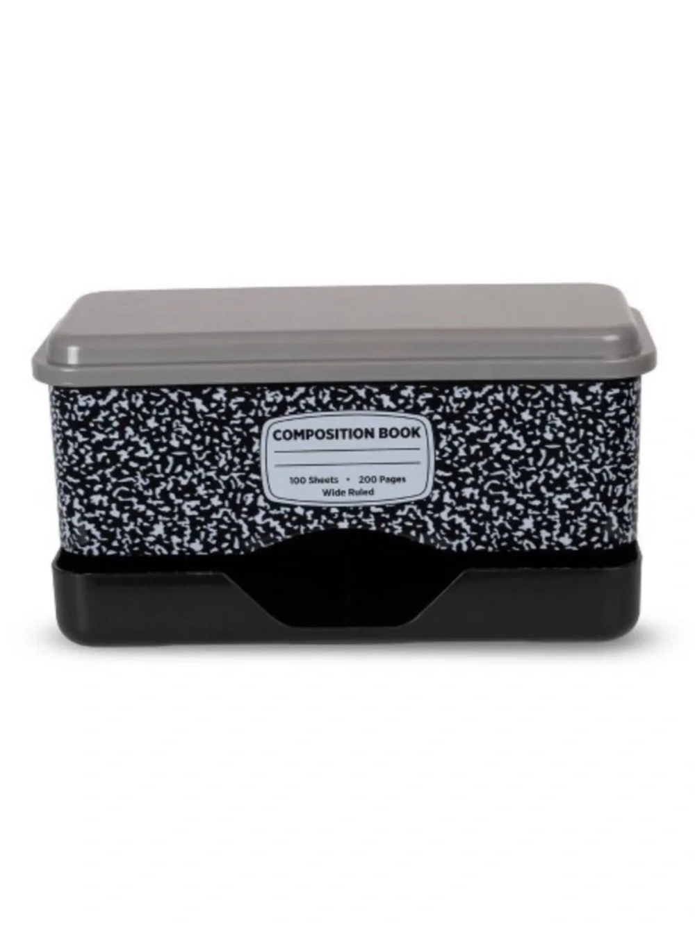 New! Composition Book Pattern Pencil Dispenser- Black & Gray by Target Bullseye