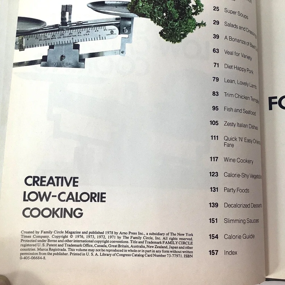 2‎ Family Circle Great Desserts Low Calorie Cooking Cookbook 1978 Hardcover VTG