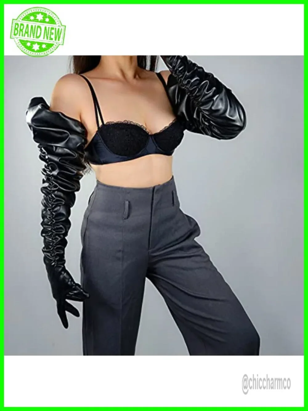 N/A ruched long