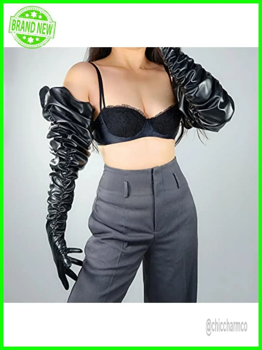 N/A ruched long