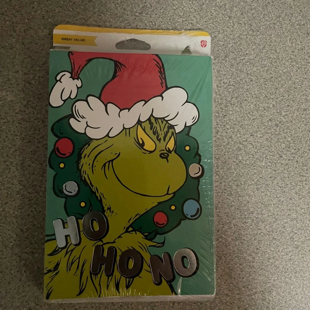 Dr Seuss Grinch Christmas‎ Cards 18 Pack Merry Grinchmas Inside Copy Ho Ho Ho