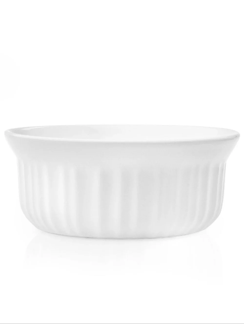 4 PIECE Corningware French White 16oz Round Bakeware