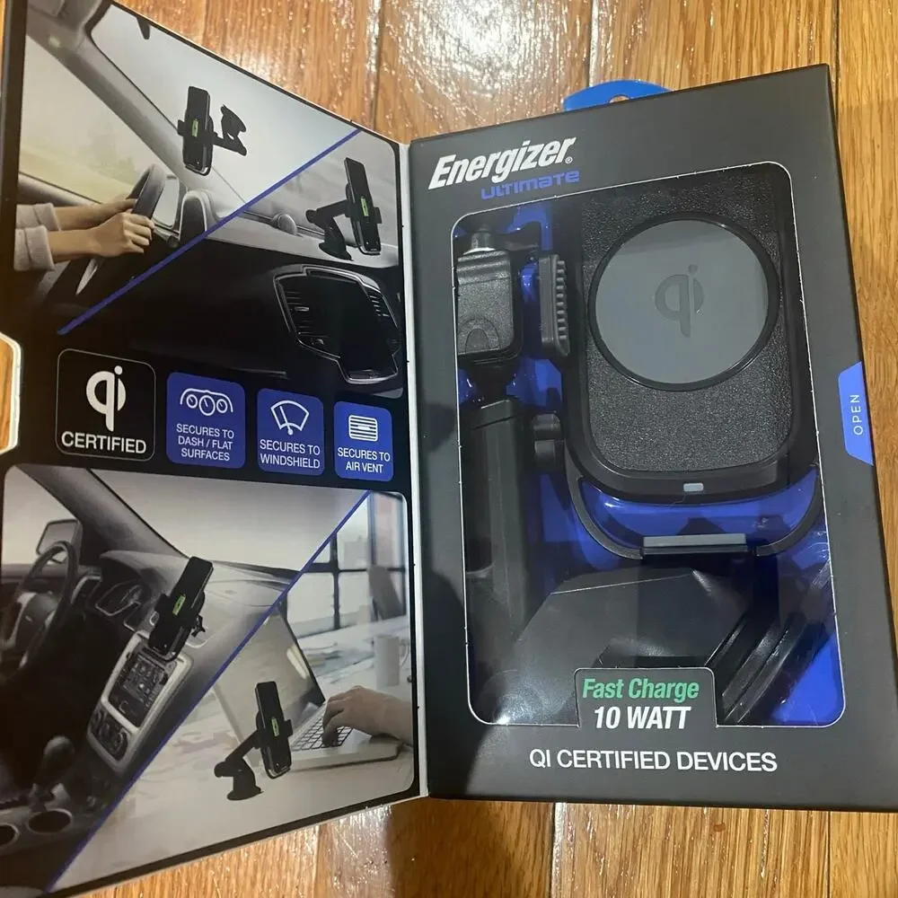 Energizer Ultimate Wireless Fast Charging Grip Mount New