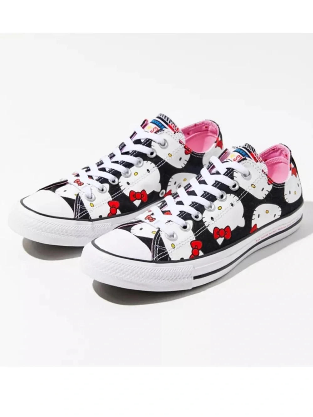 Converse x Hello Kitty Chuck Taylor All Star Canvas Ox Low Top Sneaker Black 3
