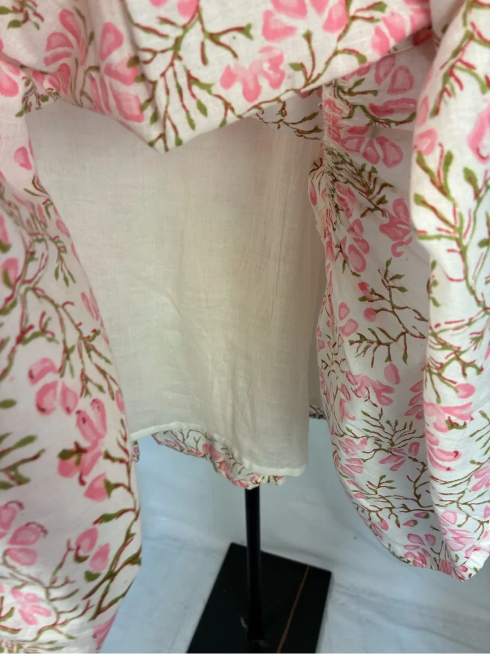 Jude Connally Maria Tiered Dress in Botanical Floral Block Print M