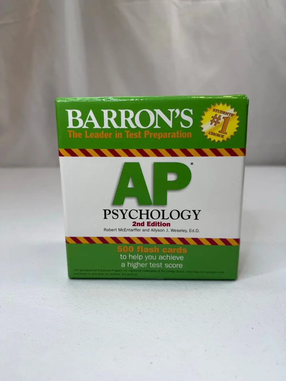 Barron's AP Psychology Flash Cards, 2nd Edition by Robert McEntarffer and...