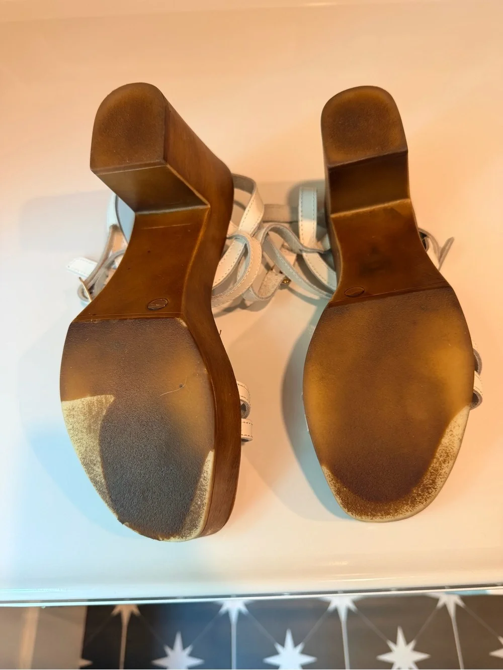 Seychelles white leather