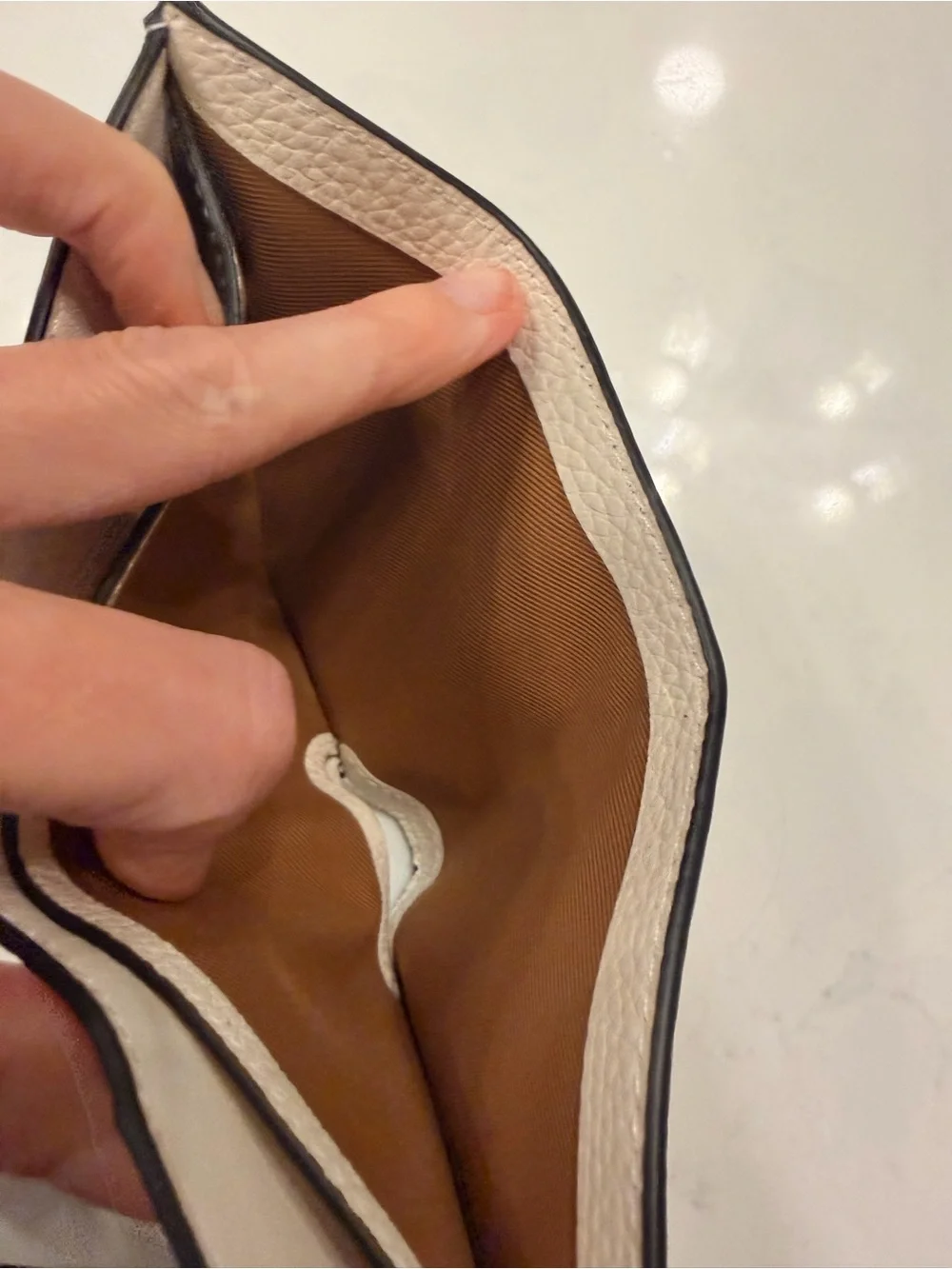 Coach pebbled leather