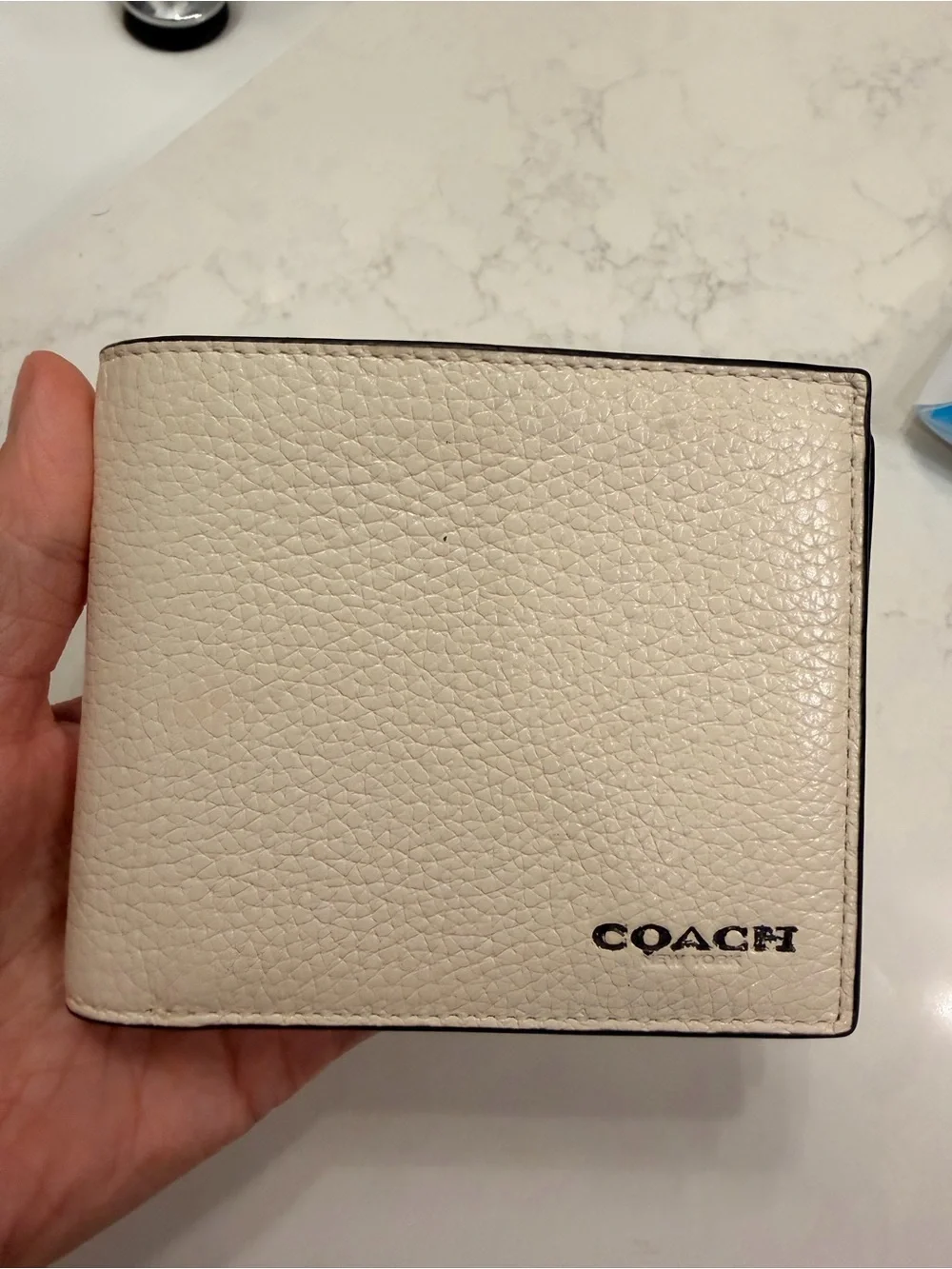Coach pebbled leather
