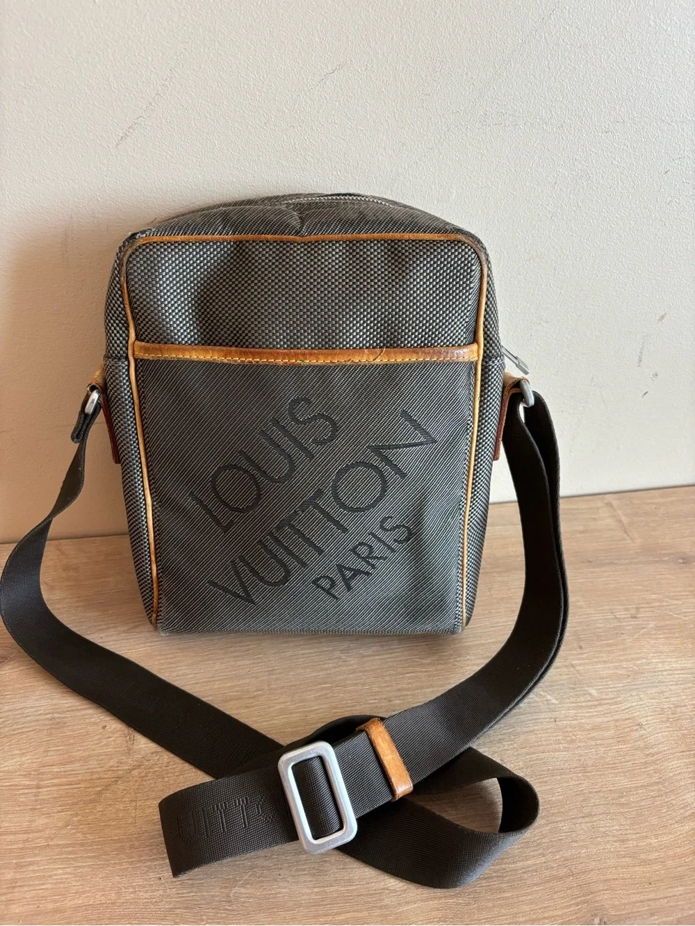 Louis Vuitton Brown and Black Messenger Bag