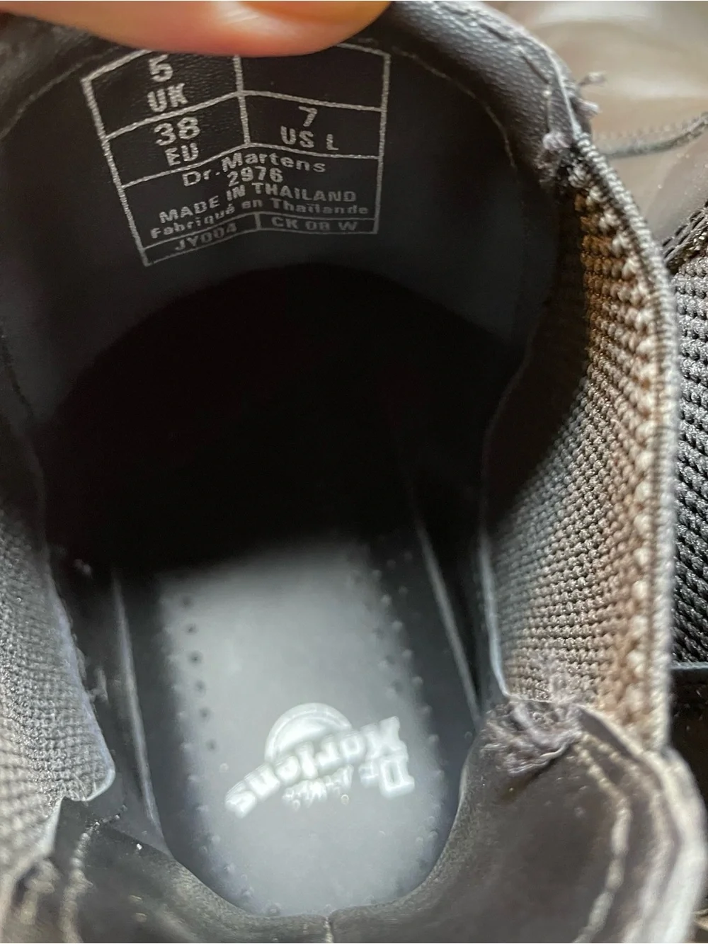 Dr. Martens black leather