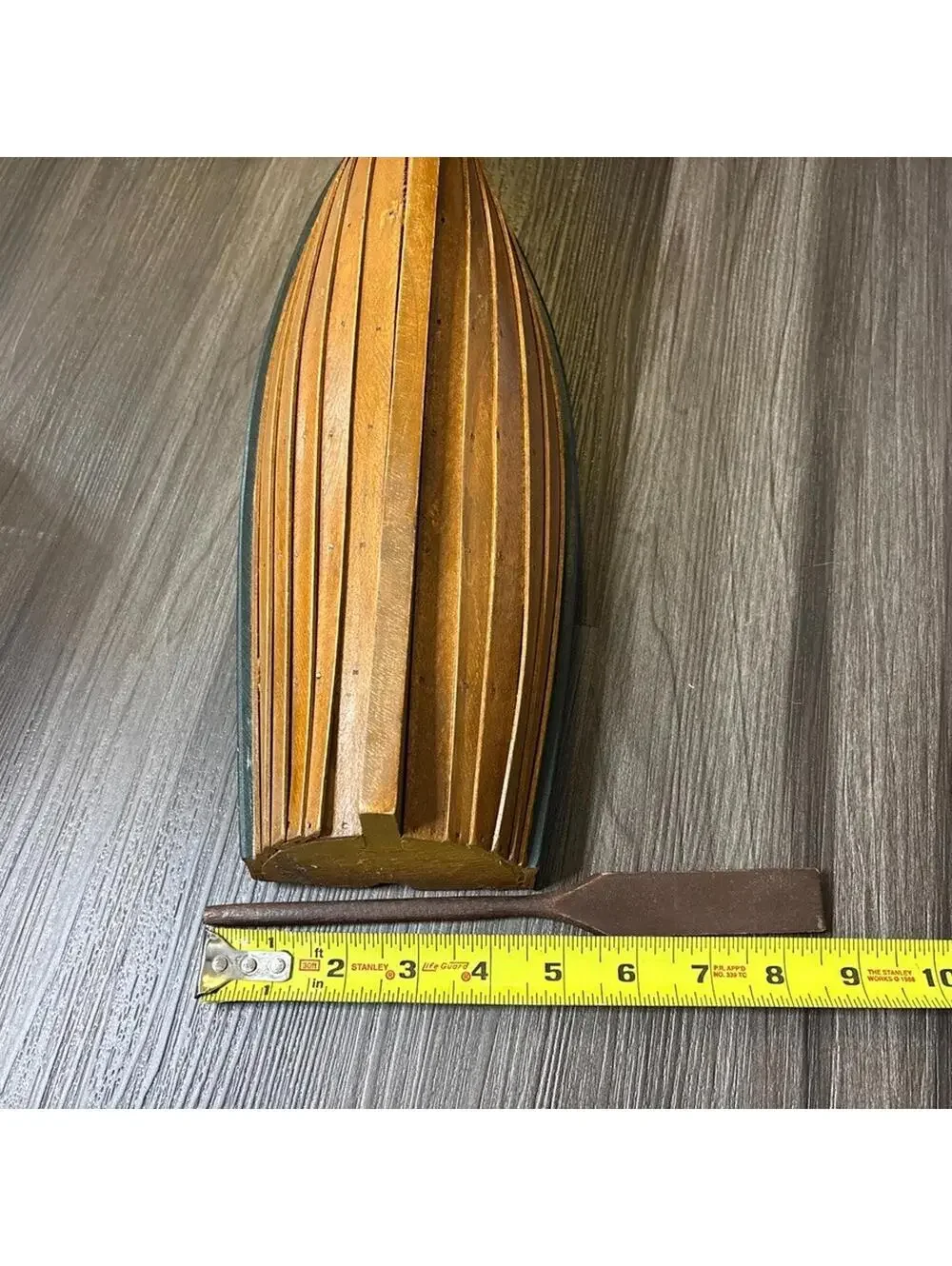 N/A wood canoe