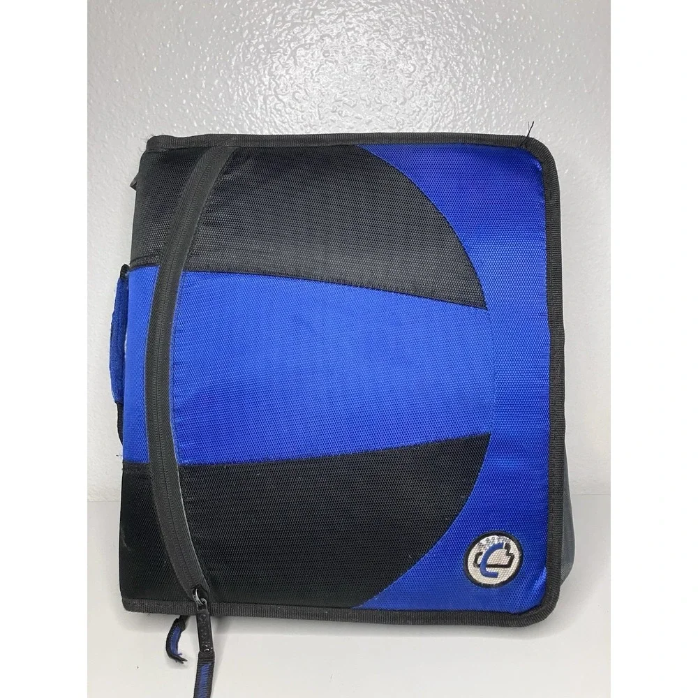 Case-It Dual Ring Zipper Binder Two D-Rings 3-4