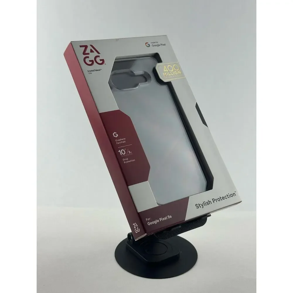 Zagg Crystal Palace Lite Google Pixel 9a Clear Case NWT