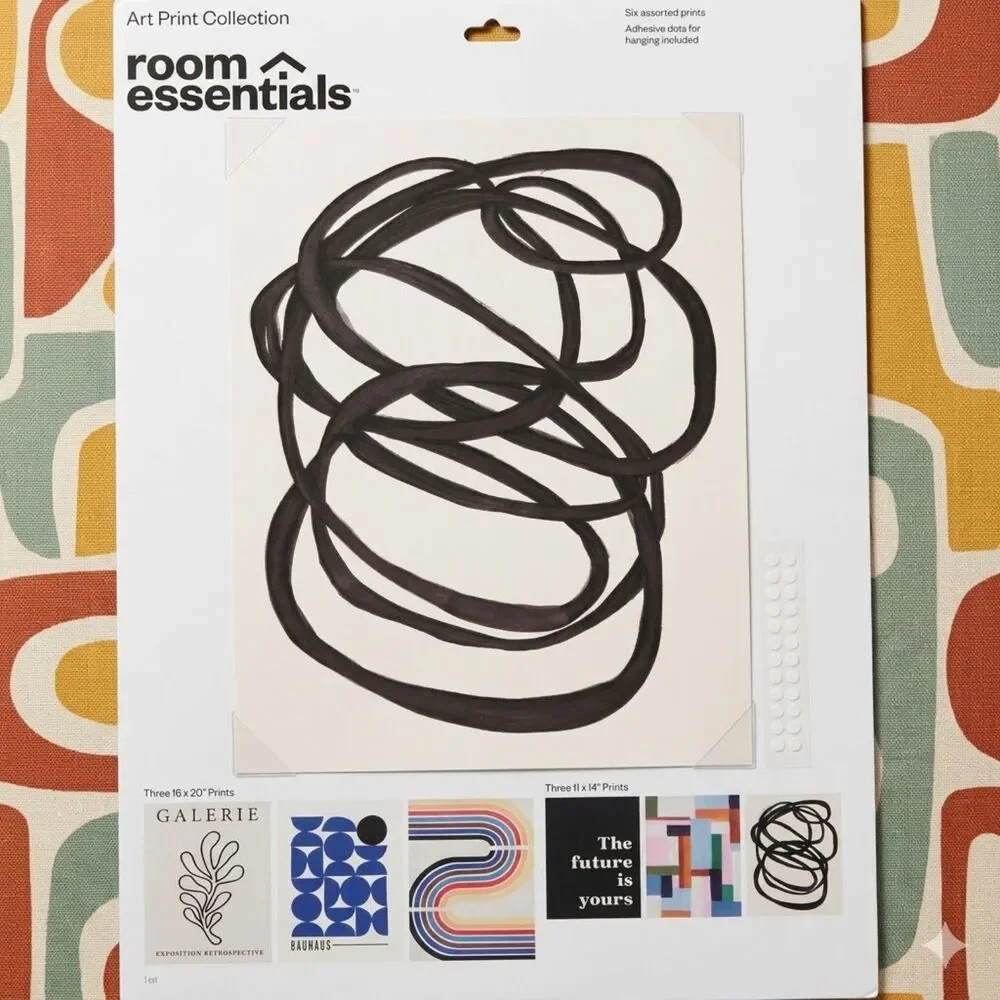 Instant Gallery Makeover: The 6-Piece Room Essentials Art Collection