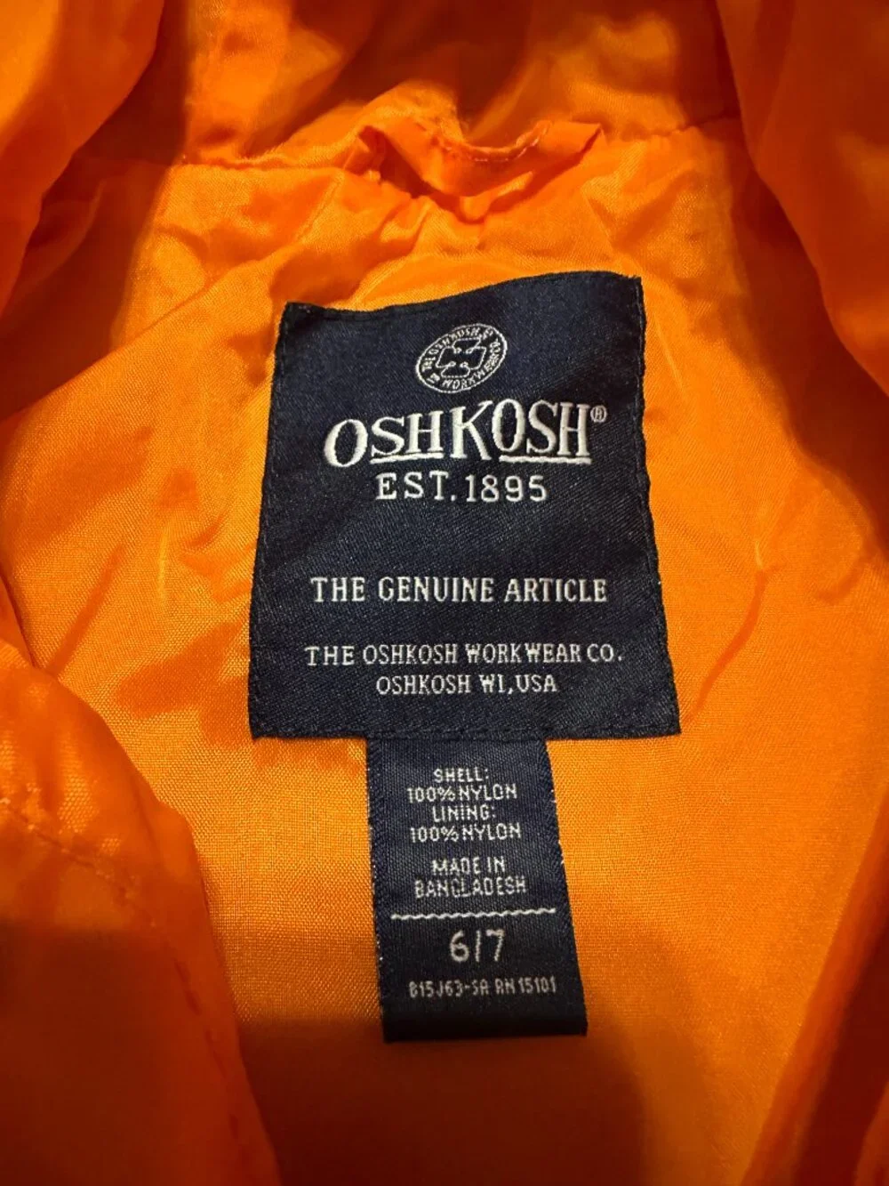 OshKosh Bgosh bright practical