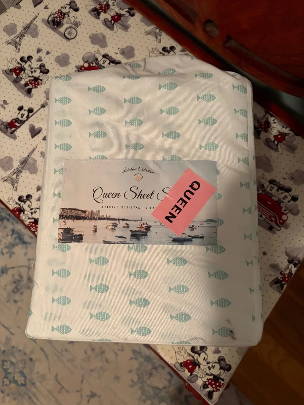 🐋 NEW Coastal Collection Queen Size Sheet Set Fish