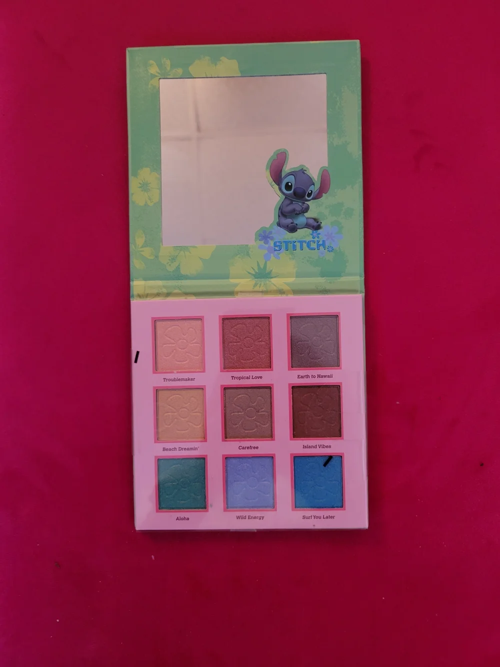 Stitch Eyeshadow Palette - Green & Purple Packaging