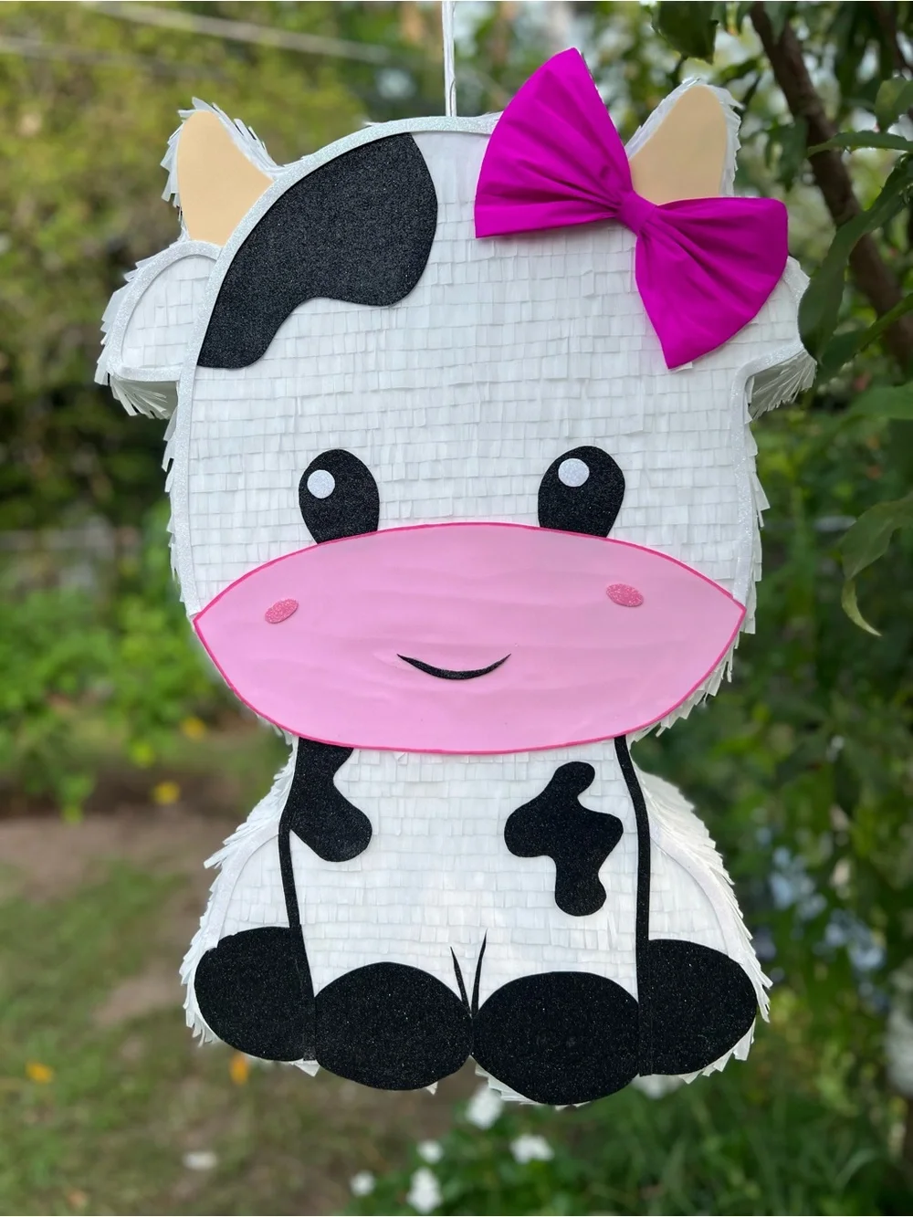 Handmade adorable cow