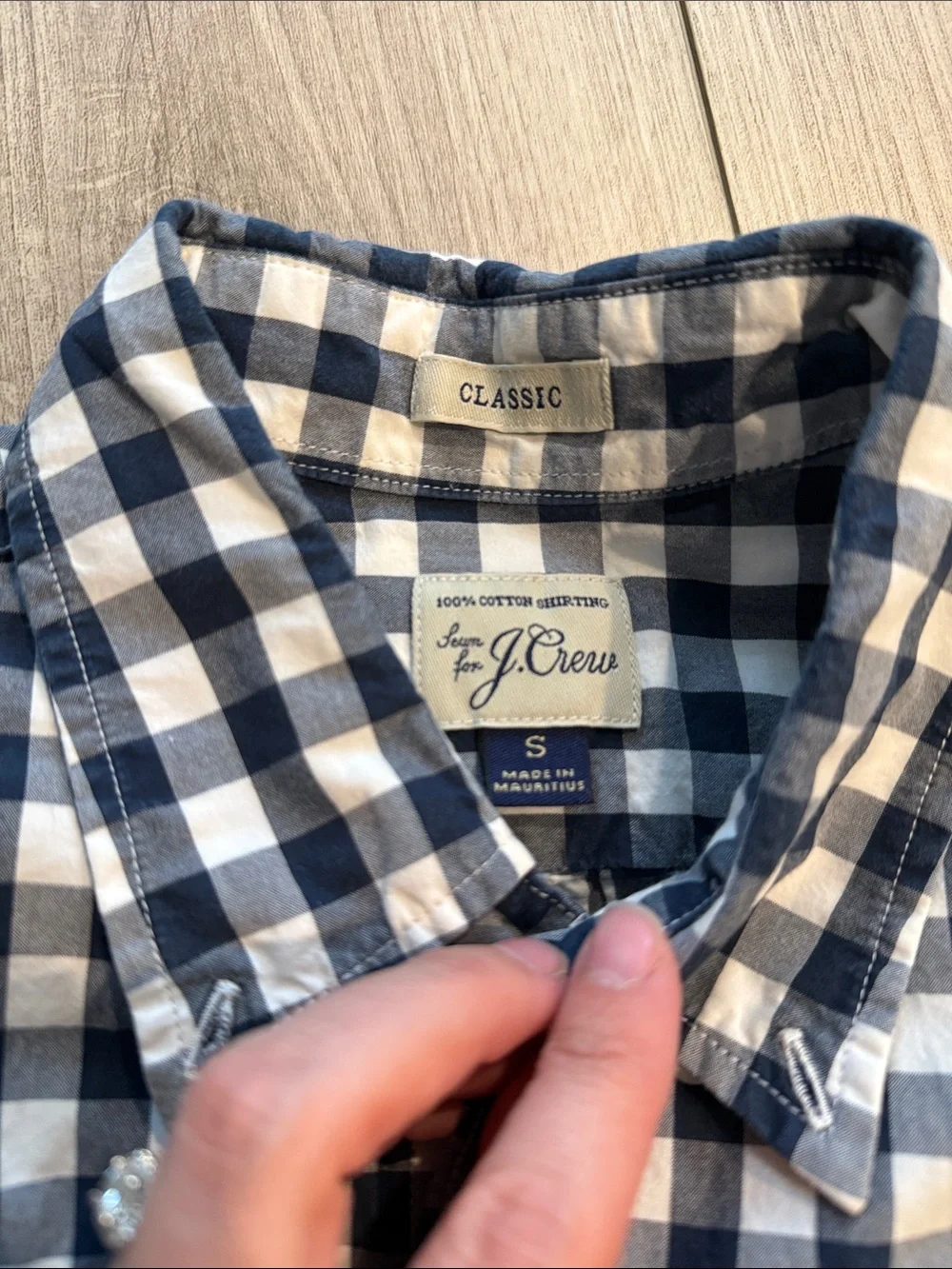 J. Crew crisp navy