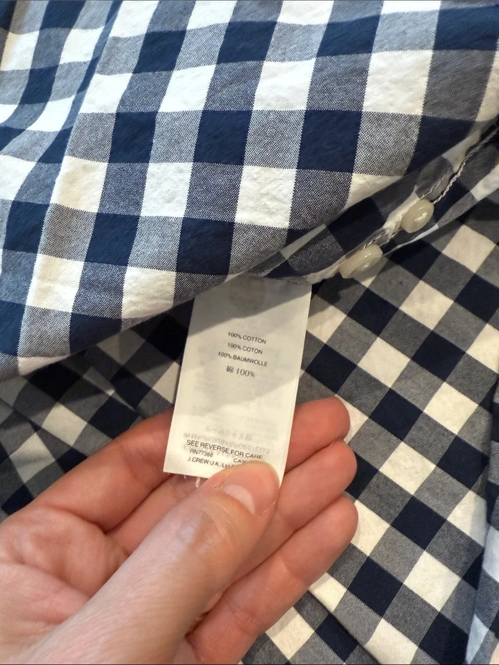 J. Crew crisp navy