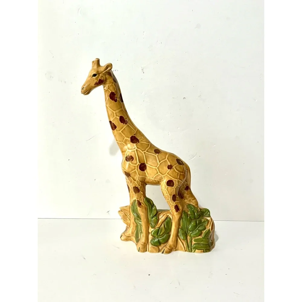 Vintage Ceramic Giraffe Decor Figure 12