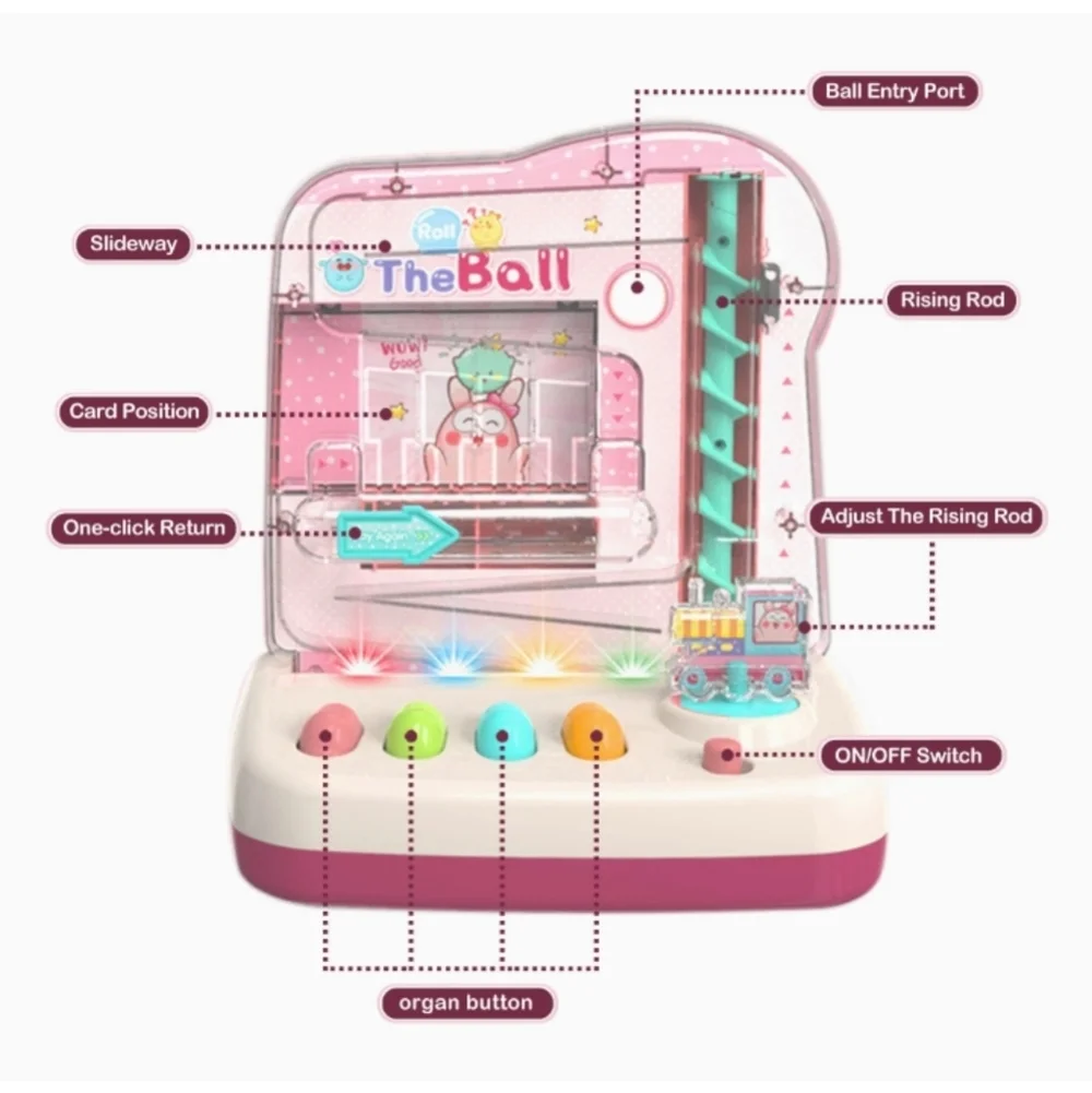 Logic Puzzle Game With Lights And Sounds For Hand, Eye And Brain Coordination