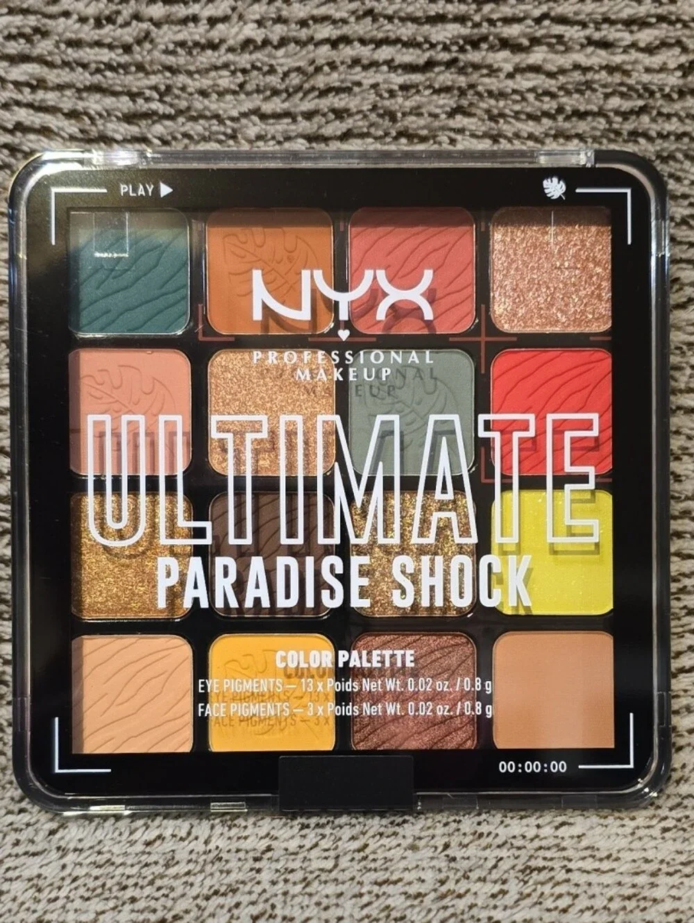 NYX Ultimate Paradise Shock Eye Color Palette - Multi-Color