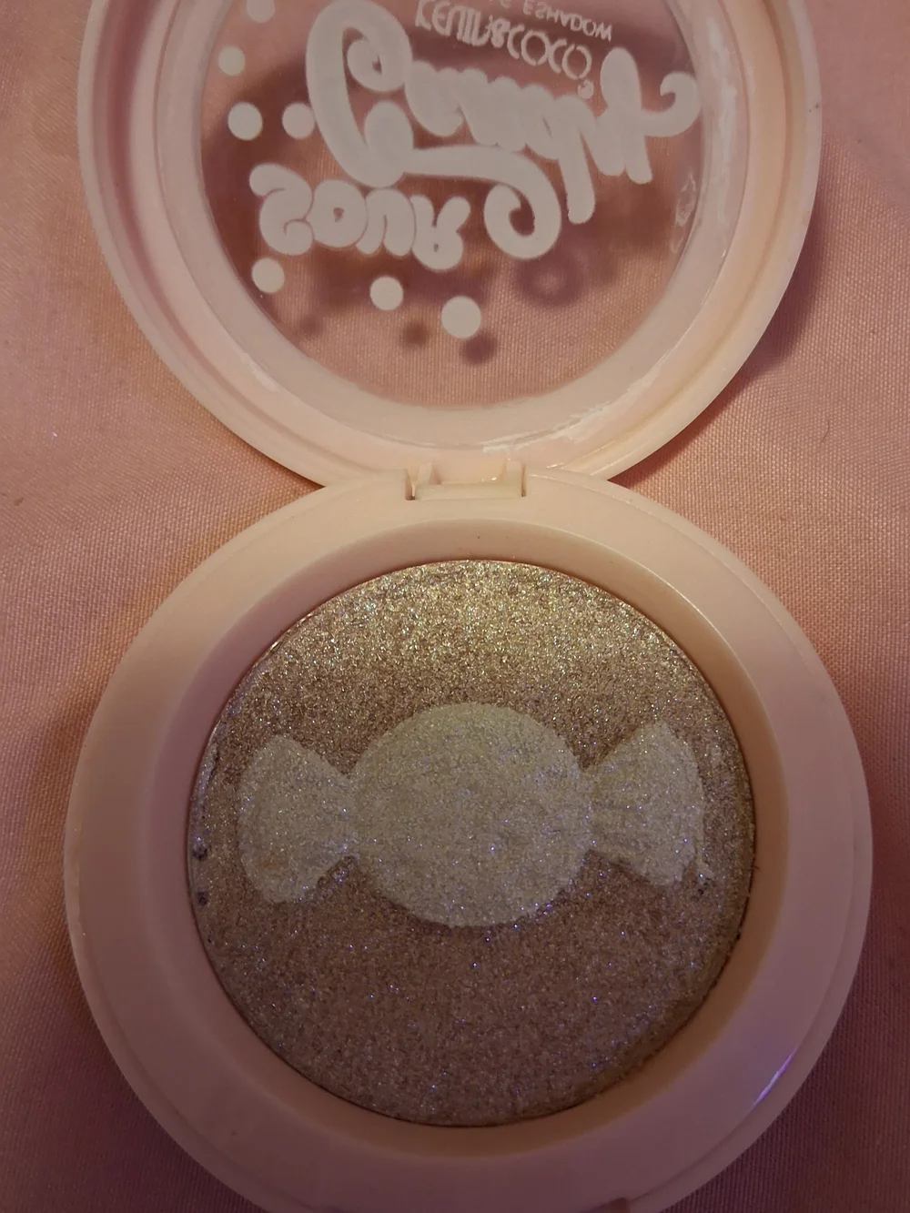 N/A shimmery silver