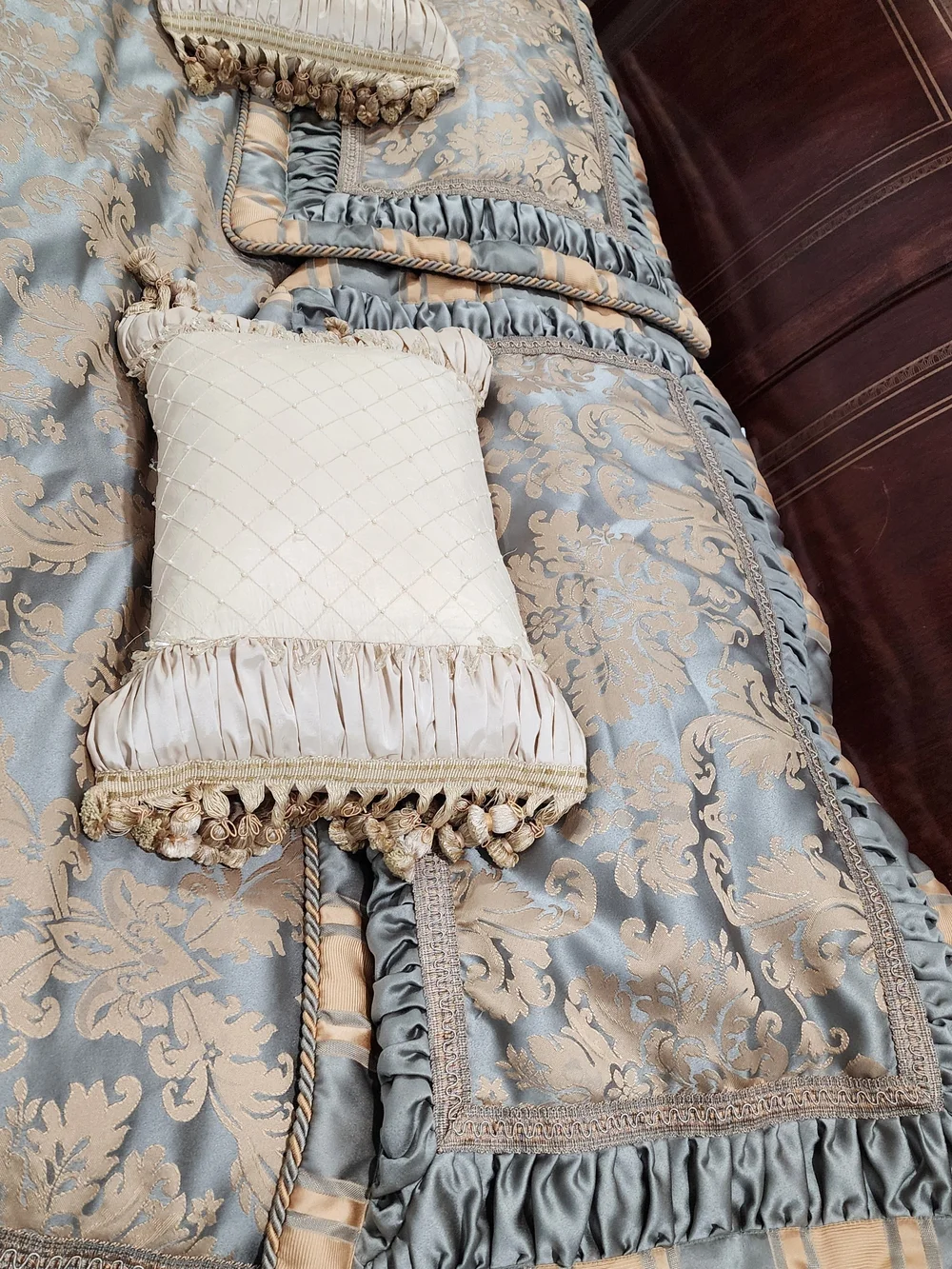 Croscill blue soft pillows