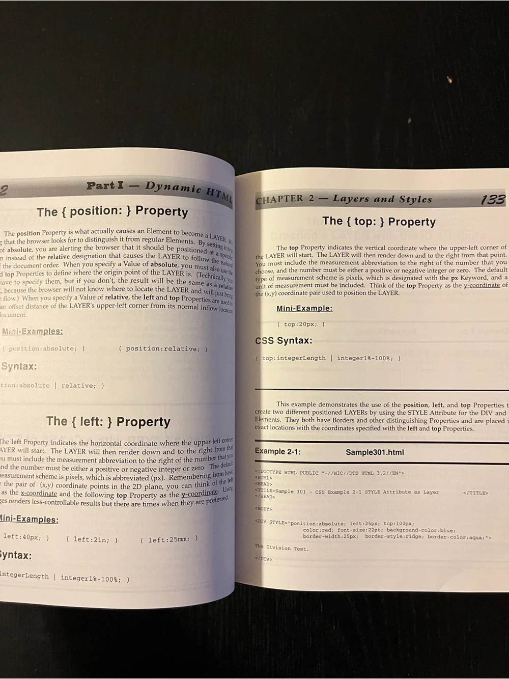 DHTML prentice hall