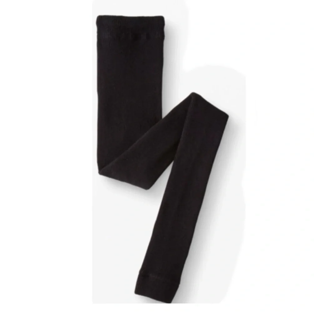 Hanna Andersson Ribbed Footless Tights