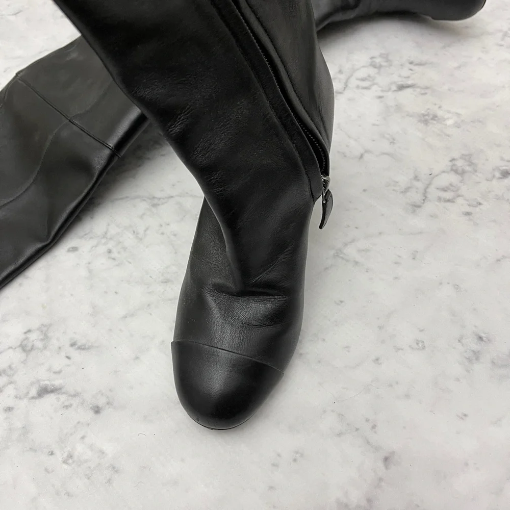 CHANEL calf leather